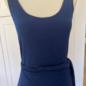 Reformation Jeans Kaila Navy Blue Wrap Dress - M